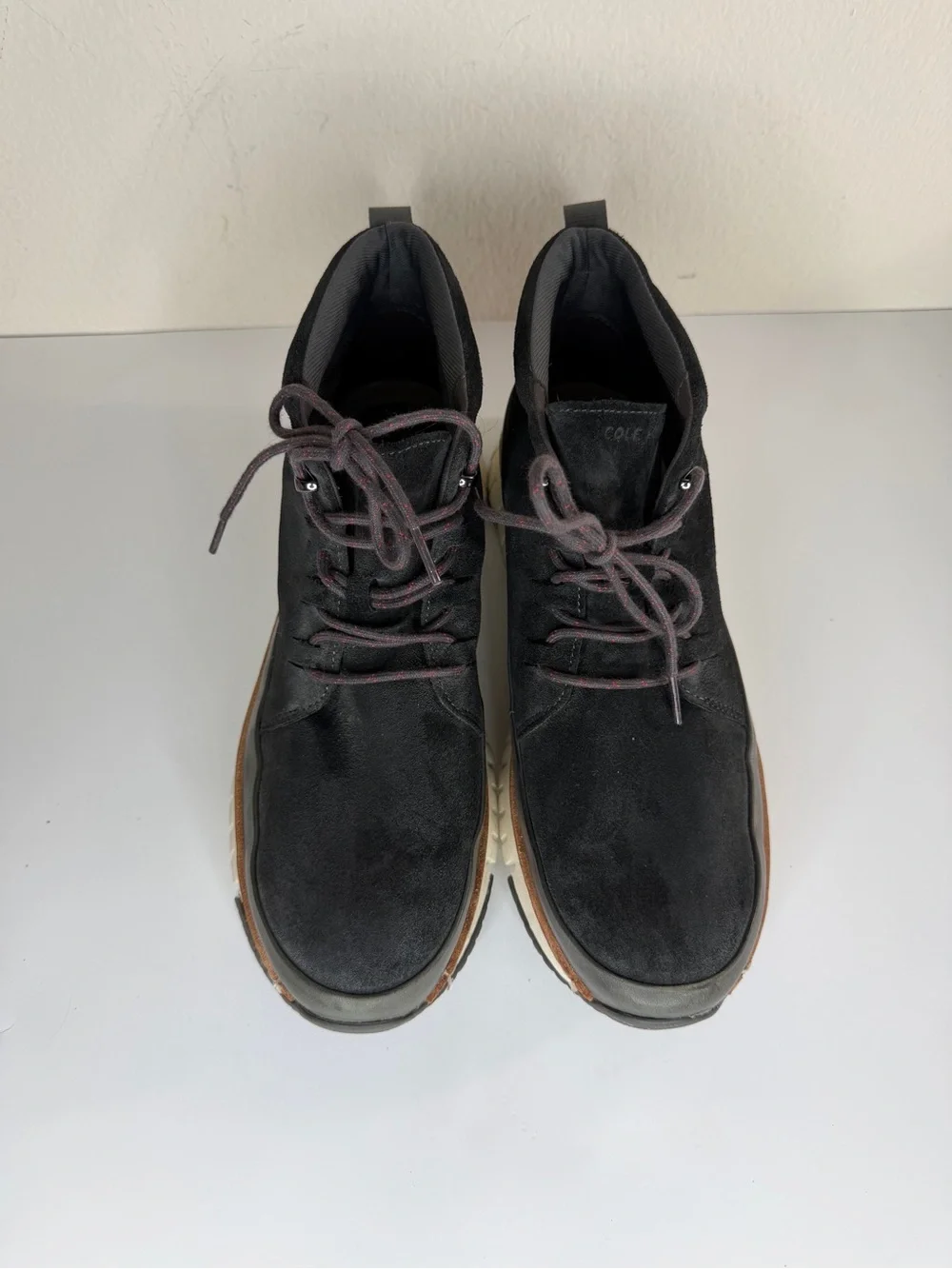 Cole Haan Zerogrand Rugged Men's Size 11M Chukka Boots Black Suede C28460